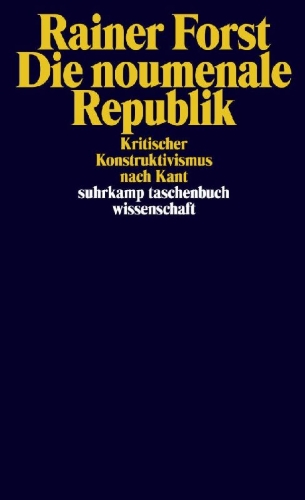Buchcover und Innenansicht für das Buch: Die noumenale Republik