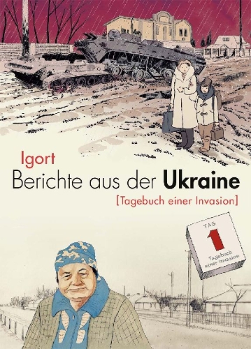 Buchcover und Innenansicht für das Buch: Berichte aus der Ukraine