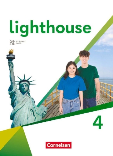 Buchcover und Innenansicht für das Buch: Lighthouse Band 4: 8. Schuljahr - General Edition - Schulbuch (Festeinband)