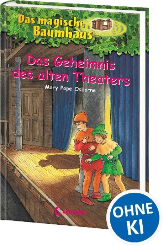Buchcover und Innenansicht für das Buch: Stage fright on a summer night