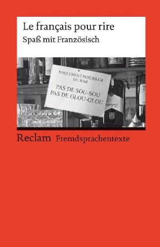 Buchcover und Innenansicht für das Buch: Le français pour rire. Spaß mit Französisch