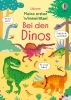 Buchcover und Innenansicht für das Buch: Meine ersten Wimmelrätsel: Bei den Dinos