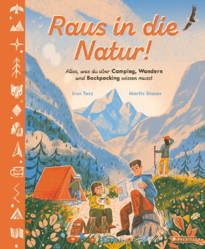 Buchcover und Innenansicht für das Buch: Hike it! An introduction to camping, hiking and backpacking