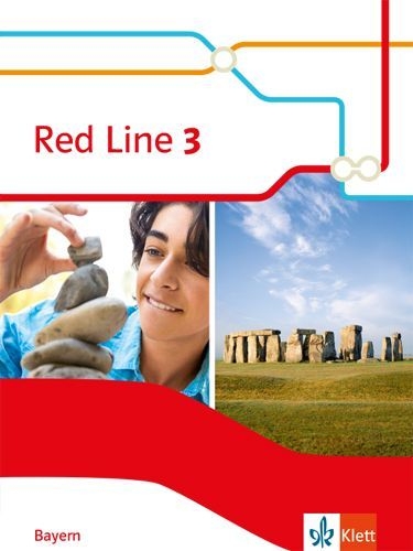 Buchcover und Innenansicht für das Buch: Red Line 3. Schülerbuch Klasse 7. Ausgabe Bayern