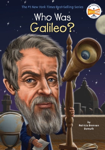 Buchcover und Innenansicht für das Buch: Who Was Galileo?