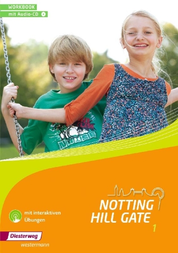 Buchcover und Innenansicht für das Buch: Notting Hill Gate 1. Workbook mit Audio-CD und interaktiven Übungen