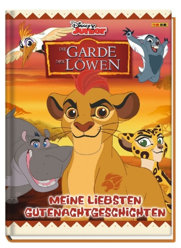 Buchcover und Innenansicht für das Buch: Disney Die Garde der Löwen: Meine liebsten Gutenachtgeschichten