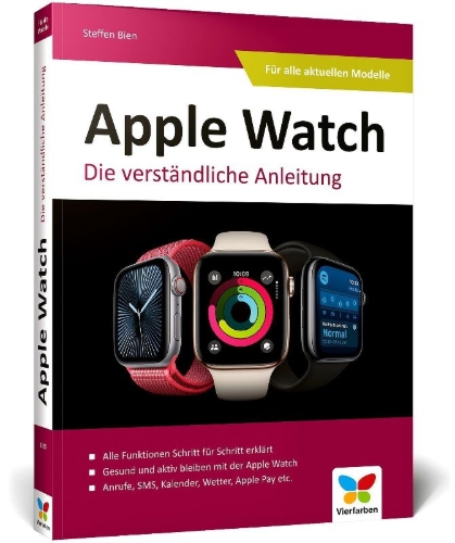 Buchcover und Innenansicht für das Buch: Apple Watch