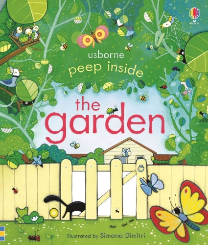 Buchcover und Innenansicht für das Buch: Peep Inside: The Garden