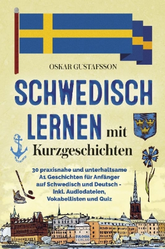 Buchcover und Innenansicht für das Buch: Schwedisch Lernen mit Kurzgeschichten