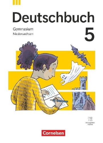 Buchcover und Innenansicht für das Buch: Deutschbuch Gymnasium 5. Schuljahr - Ausgabe Niedersachsen 2026 - Schulbuch mit digitalen Medien