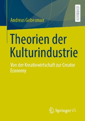 Buchcover und Innenansicht für das Buch: Theorien der Kulturindustrie