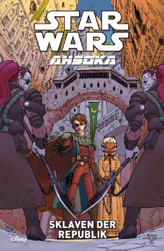 Buchcover und Innenansicht für das Buch: Star Wars: The Clone Wars - Slaves of the Republic
