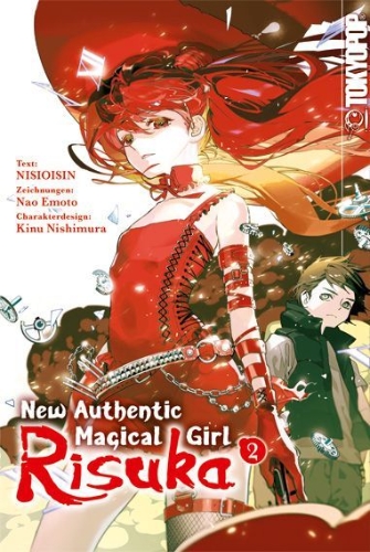 Buchcover und Innenansicht für das Buch: New Authentic Magical Girl Risuka 02