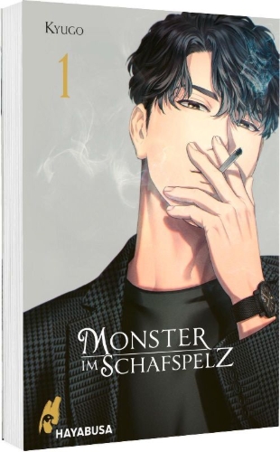 Buchcover und Innenansicht für das Buch: Hitsuji no Kawa wo Kita Kemono