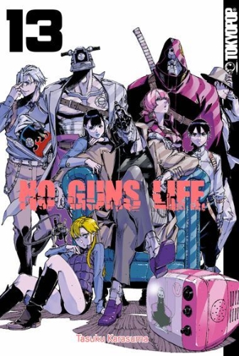 Buchcover und Innenansicht für das Buch: No Guns Life 13