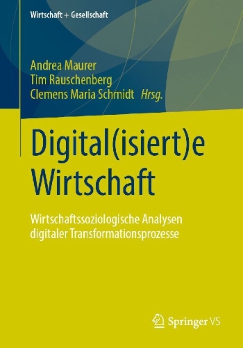 Buchcover und Innenansicht für das Buch: Digital(isiert)e Wirtschaft