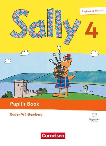 Buchcover und Innenansicht für das Buch: Sally 4. Schuljahr - Englisch ab Klasse 3 - Ausgabe Baden-Württemberg 2025 - Pupil's Book