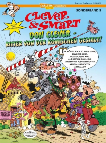 Buchcover und Innenansicht für das Buch: Mortadelo y Filemon: Mortadelo de la mancha