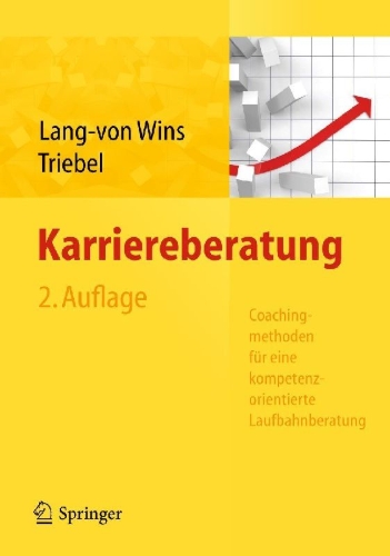 Buchcover und Innenansicht für das Buch: Karriereberatung