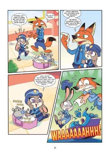 Buchcover und Innenansicht für das Buch: The new adventures of ... Zootopia 2
