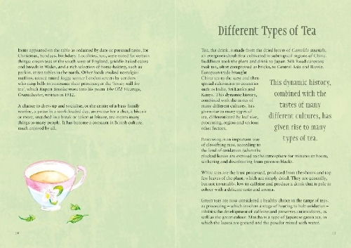 Buchcover und Innenansicht für das Buch: The National Trust Book of Afternoon Tea