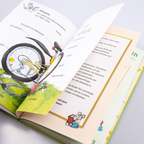Buchcover und Innenansicht für das Buch: Das große Buch zum Lesenlernen