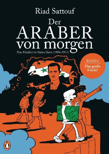 Buchcover und Innenansicht für das Buch: L'Arabe du futur. Une jeunesse au Moyen-Orient (1994-2011)