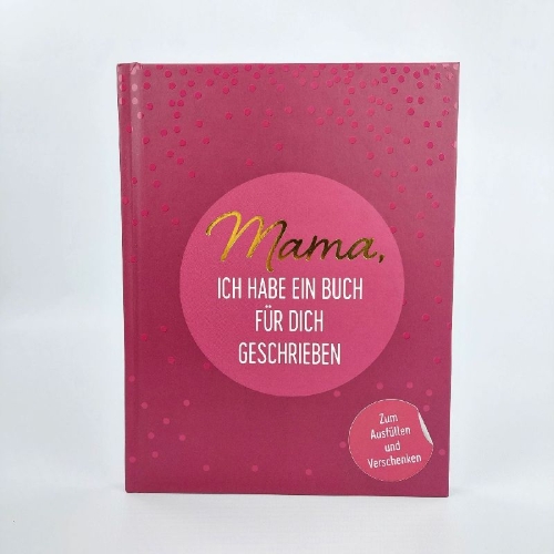 Buchcover und Innenansicht für das Buch: Mama, ich habe ein Buch für dich geschrieben