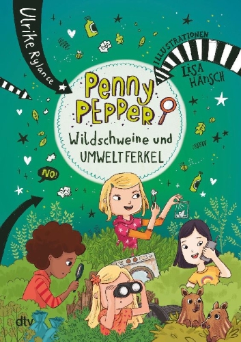 Buchcover und Innenansicht für das Buch: Penny Pepper - Wildschweine und Umweltferkel