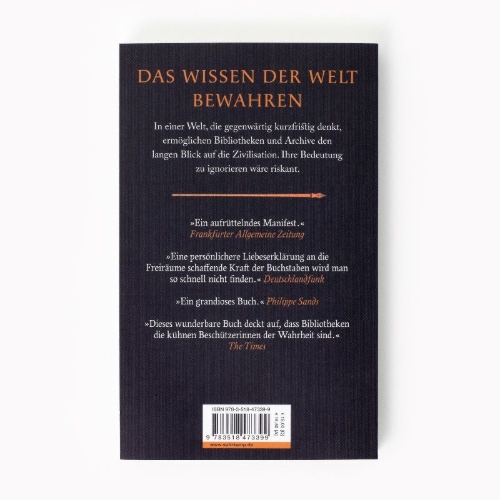 Buchcover und Innenansicht für das Buch: Bedrohte Bücher