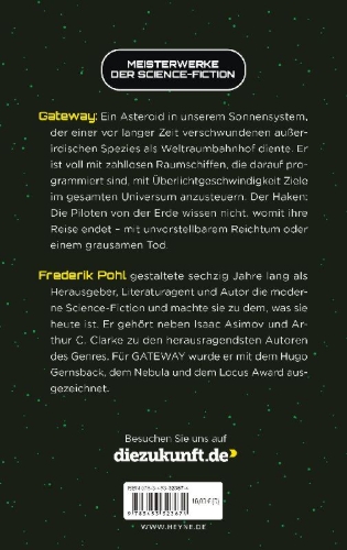 Buchcover und Innenansicht für das Buch: Gateway / Beyond the Blue Event Horizon / Heechee Rendezvous