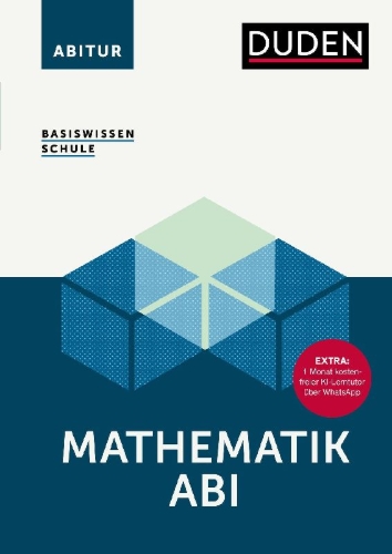Buchcover und Innenansicht für das Buch: Basiswissen Schule - Mathematik Abi