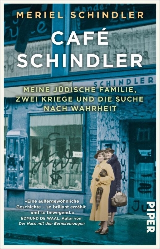 Buchcover und Innenansicht für das Buch: The Lost Café Schindler