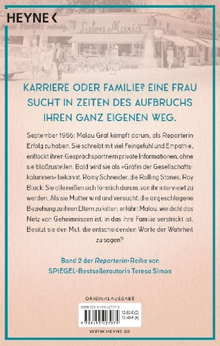 Buchcover und Innenansicht für das Buch: Die Reporterin - Worte der Wahrheit