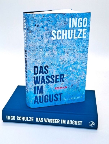 Buchcover und Innenansicht für das Buch: Das Wasser im August