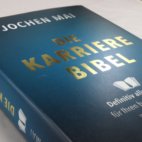 Buchcover und Innenansicht für das Buch: Die Karriere-Bibel