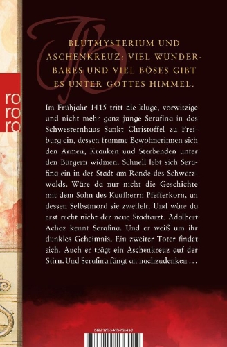 Buchcover und Innenansicht für das Buch: Das Aschenkreuz