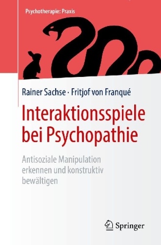 Buchcover und Innenansicht für das Buch: Interaktionsspiele  bei Psychopathie