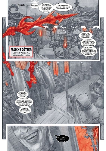 Buchcover und Innenansicht für das Buch: Marvel: Black, White & Blood and Guts (2025) #1-#4