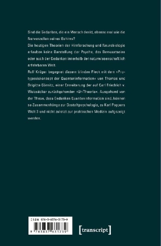 Buchcover und Innenansicht für das Buch: Quanten und die Wirklichkeit des Geistes