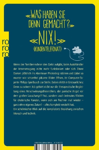 Buchcover und Innenansicht für das Buch: «Ich habe das Internet gelöscht!»