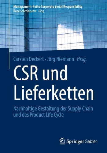 Buchcover und Innenansicht für das Buch: CSR und Lieferketten