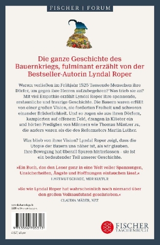 Buchcover und Innenansicht für das Buch: Summer of Fire and Blood. The German Peasants' War