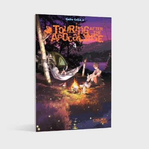 Buchcover und Innenansicht für das Buch: Shuumatsu Touring