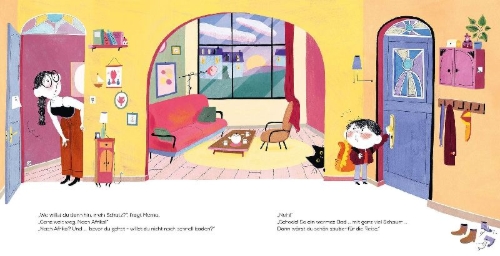 Buchcover und Innenansicht für das Buch: Puisque c'est comme ca, je m'en vaie