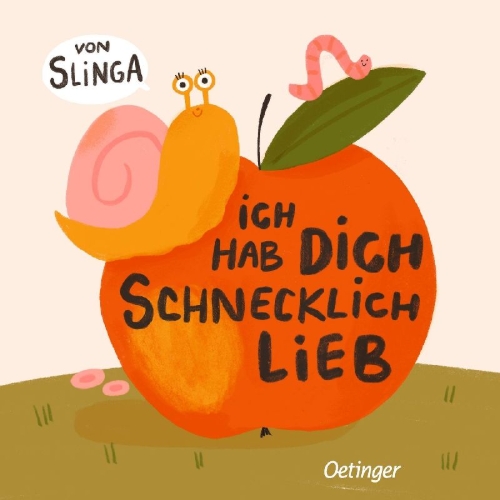 Buchcover und Innenansicht für das Buch: Ich hab dich schnecklich lieb