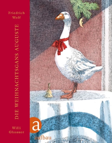 Buchcover und Innenansicht für das Buch: Die Weihnachtsgans Auguste