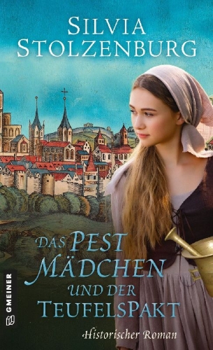 Buchcover und Innenansicht für das Buch: Das Pestmädchen und der Teufelspakt