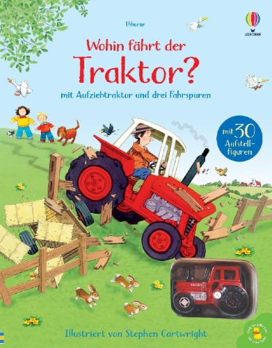 Buchcover und Innenansicht für das Buch: Wohin fährt der Traktor?